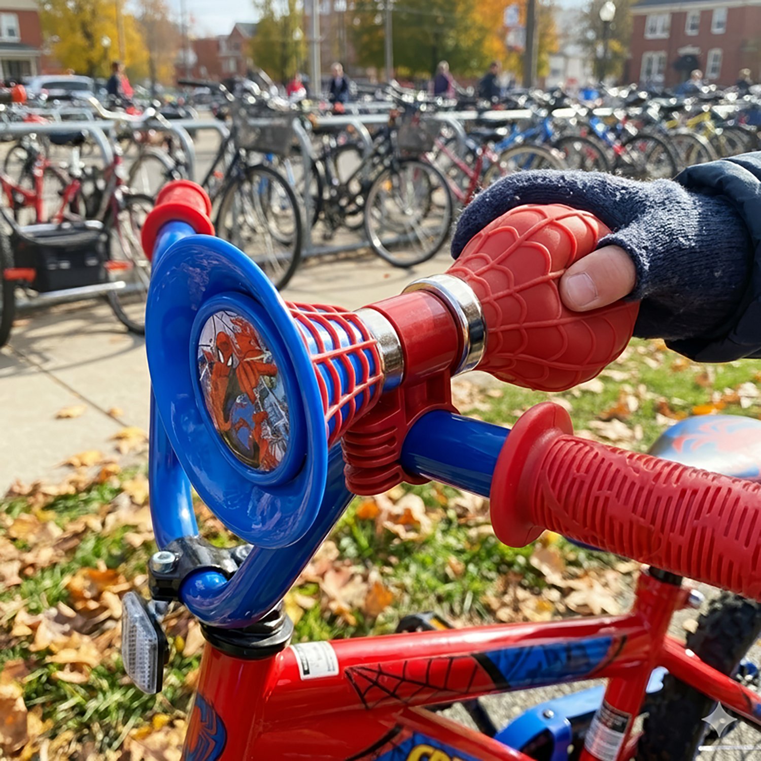 Marvel Kids' Spider-Man 3-D Webbed Bicycle Horn - view number 3