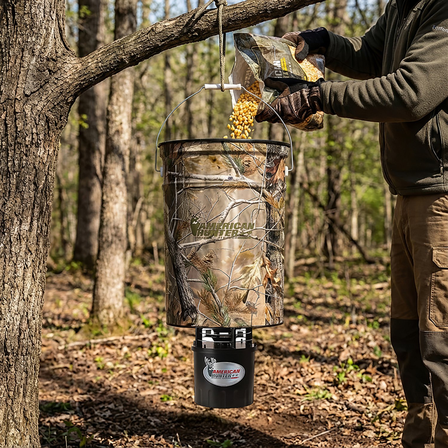 American Hunter 50 lb. Hanging Feeder                                                                                            - view number 3