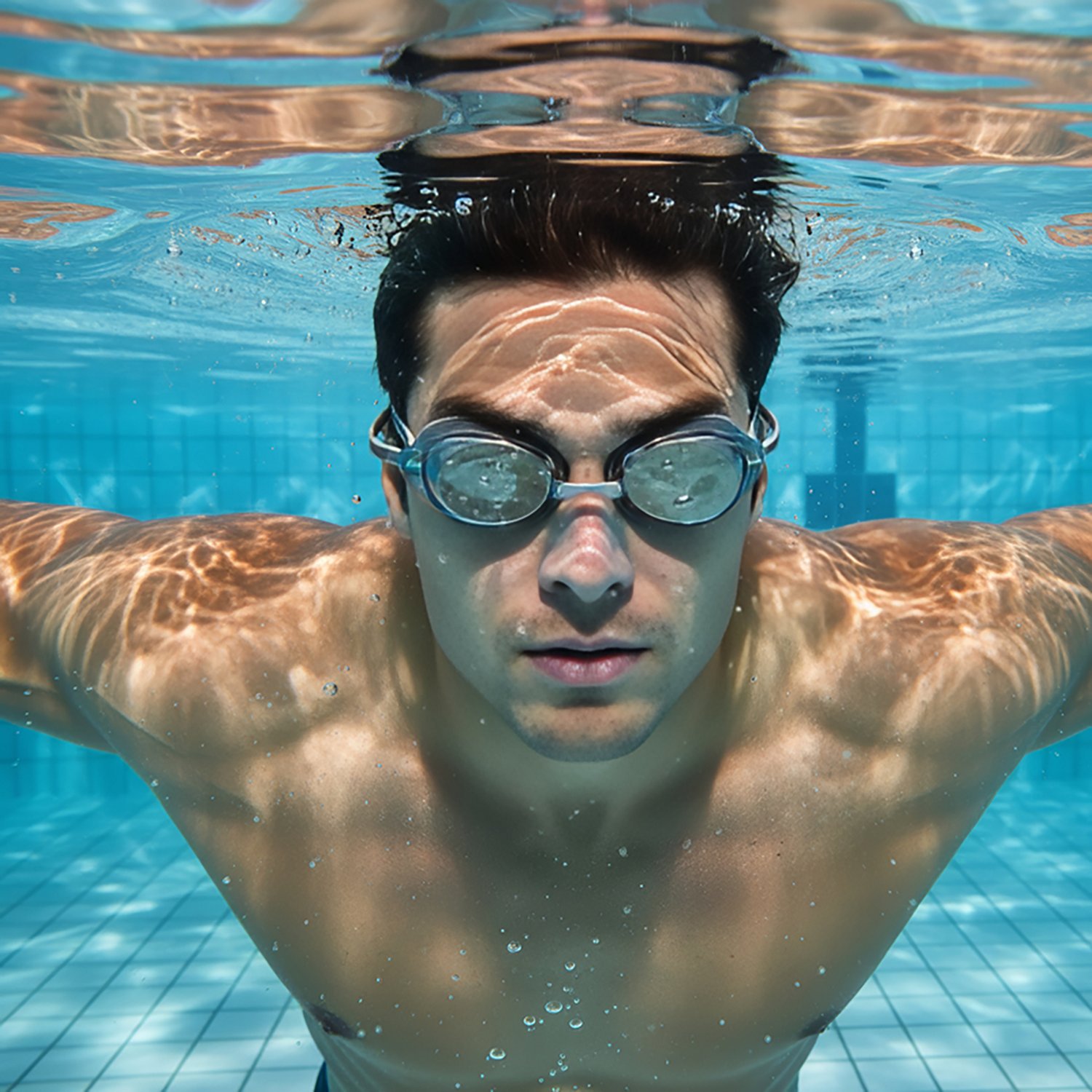 Speedo Men's Vanquisher 2.0 Mirrored Swim Goggles                                                                                - view number 2