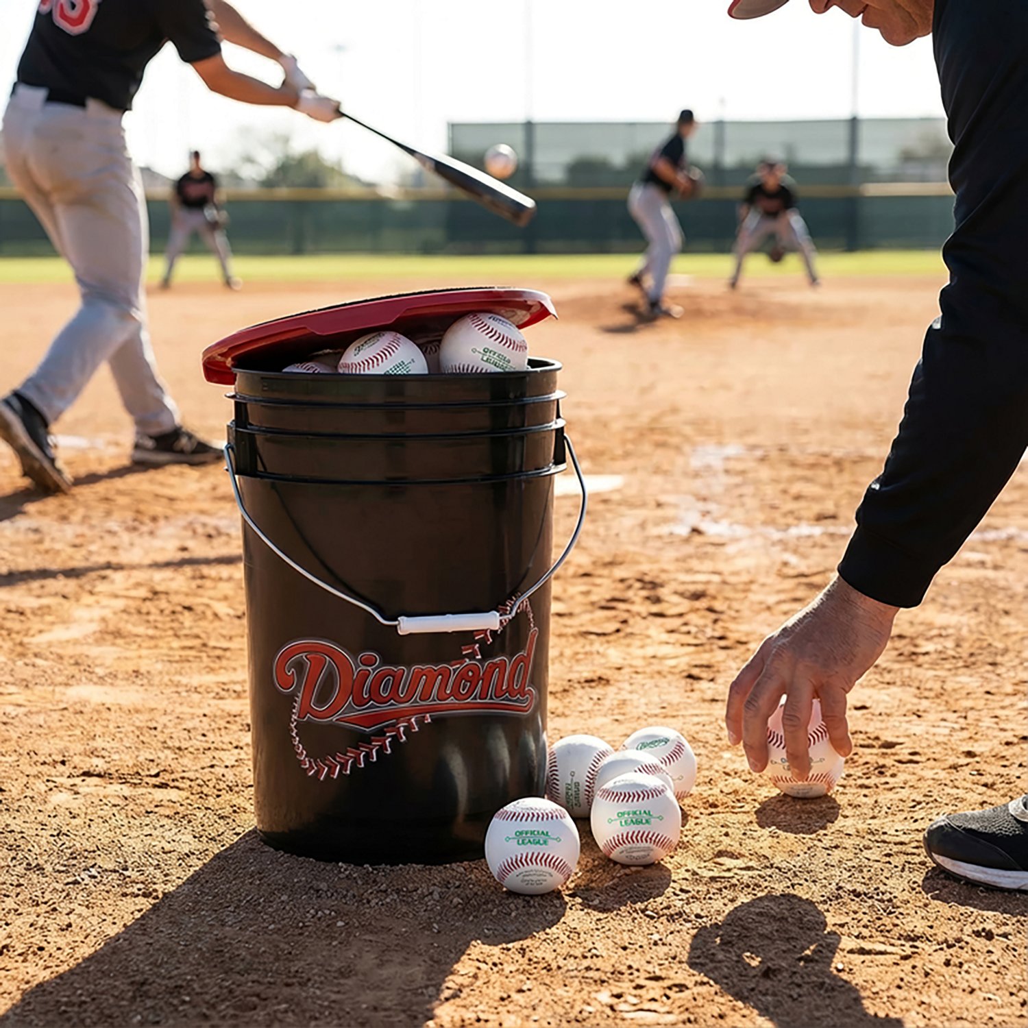 Diamond 6-Gallon BB-OL Baseball Bucket                                                                                           - view number 3