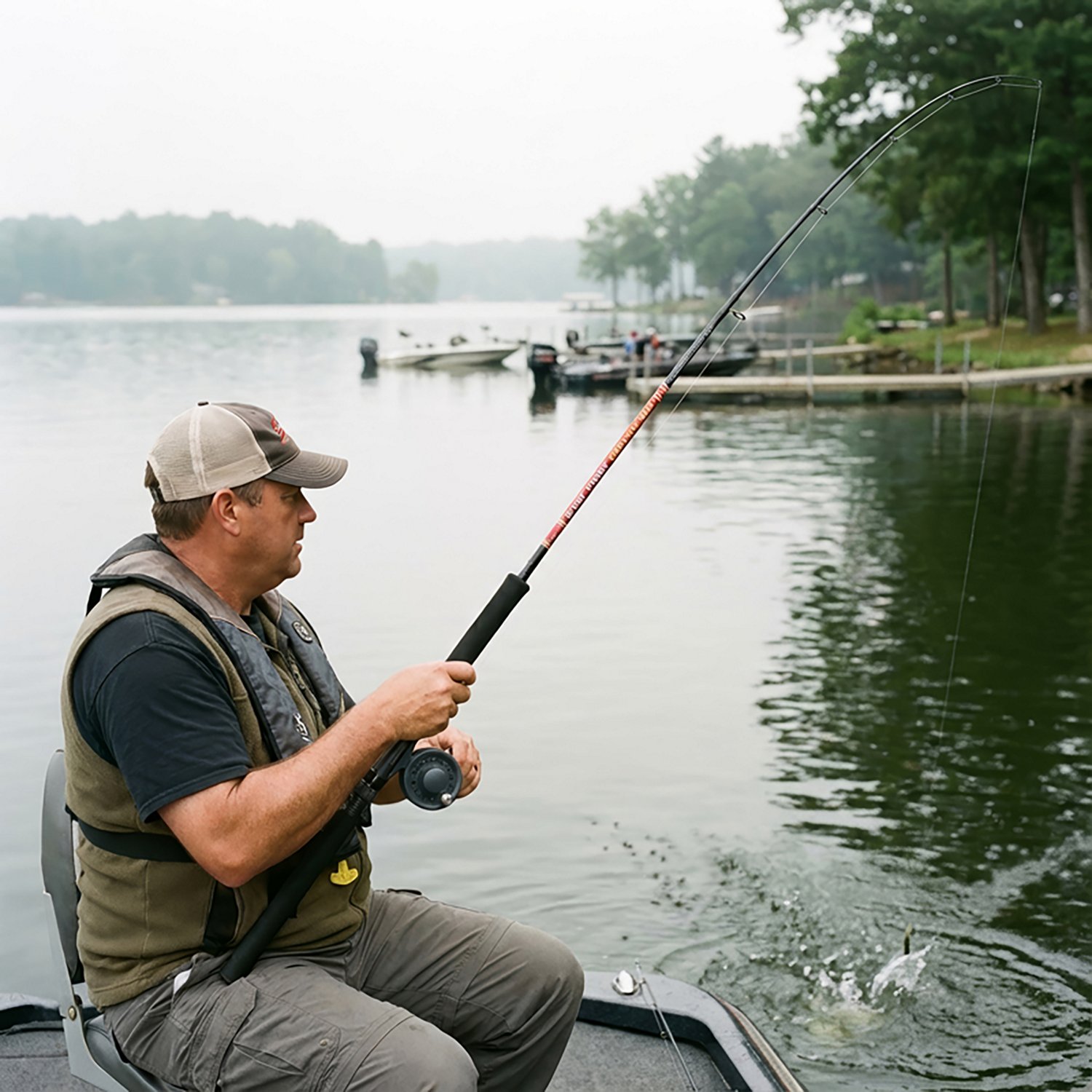 B 'n' M West Point 10 ft M Crappie Rod and Reel Combo - view number 2