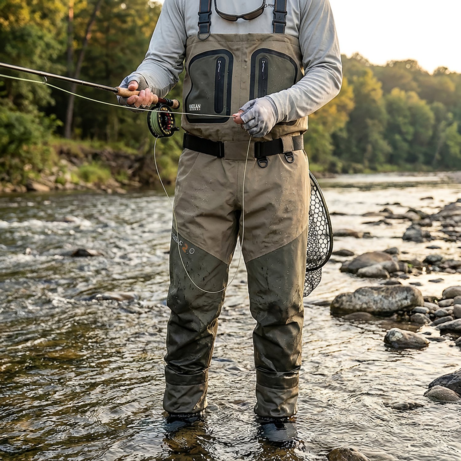 Magellan Outdoors Men's Mag2 Breathable Stockingfoot Wader - view number 3