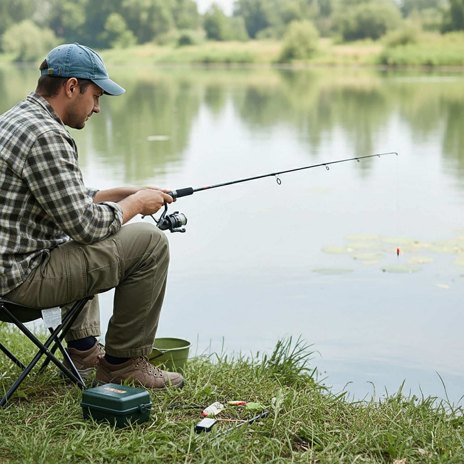 B 'n' M™ Buck's 16' ML Graphite Jig Rod - view number 3