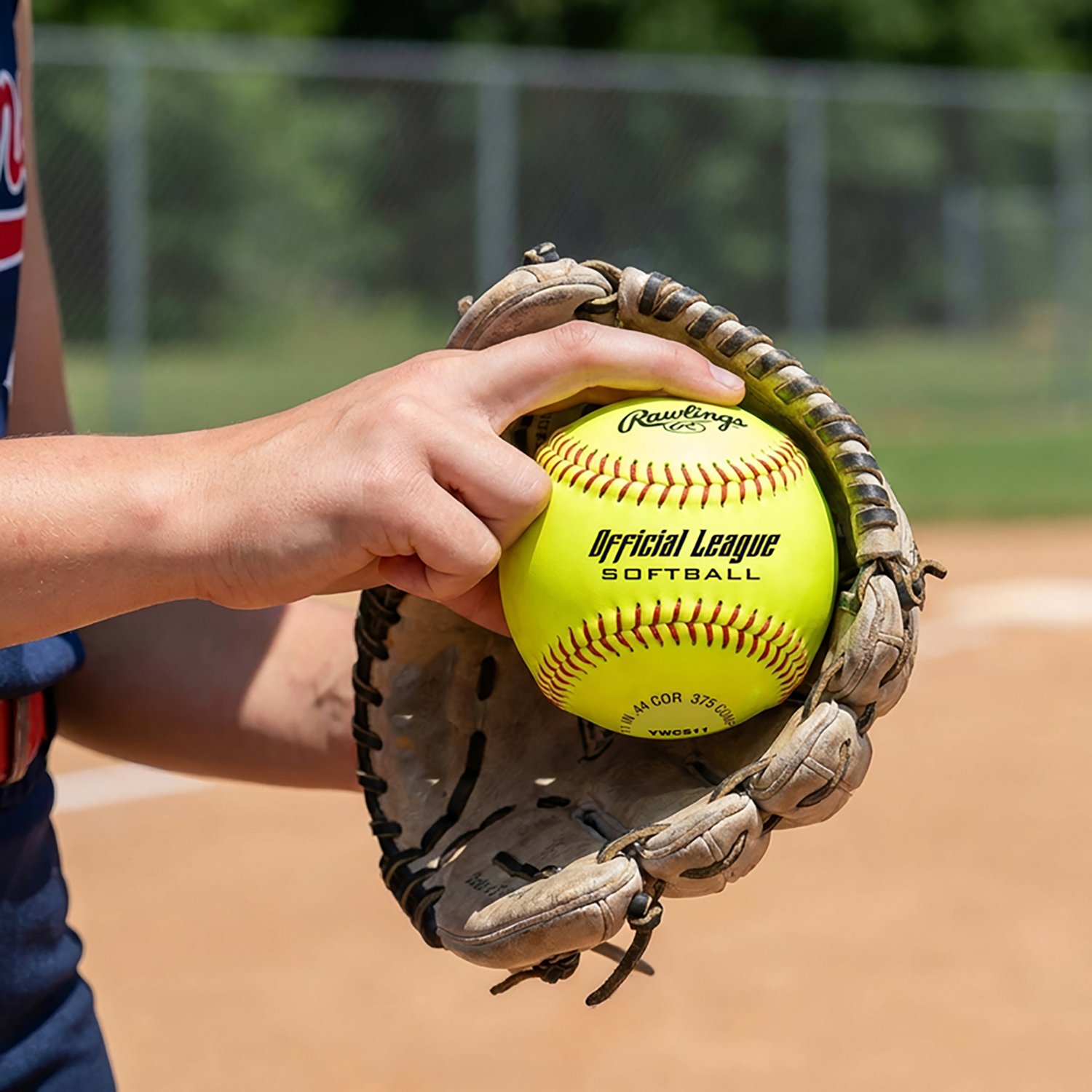 Rawlings Girls' 11 in Recreational Fast-Pitch Softballs 6-Pack                                                                   - view number 2