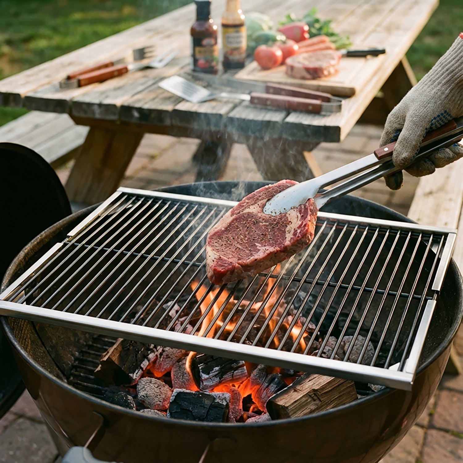 Outdoor Gourmet 25 in Porcelain Grill Grate - view number 3