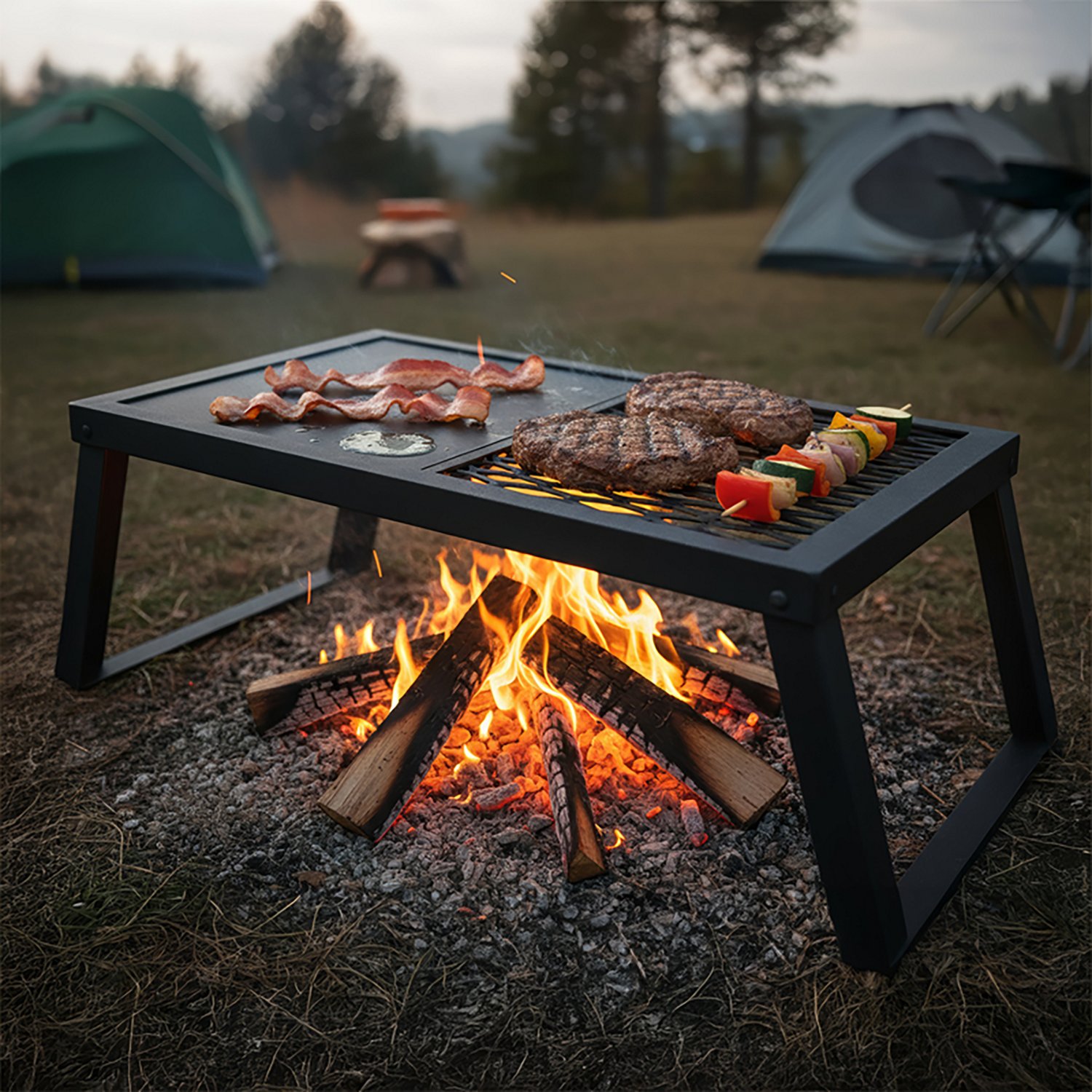 Magellan Outdoors Heavy Duty Camp Grill/Griddle - view number 6