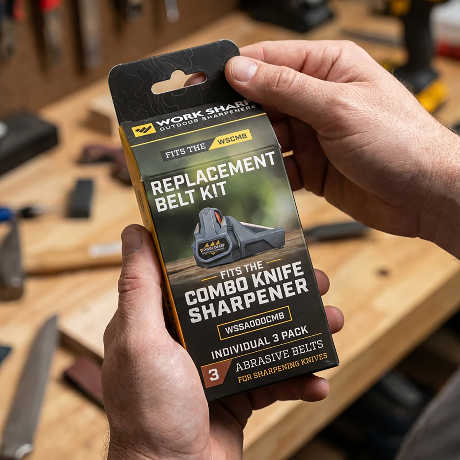 Work Sharp 1/2 in x 10 in P120 Replacement Belt Kit - view number 2