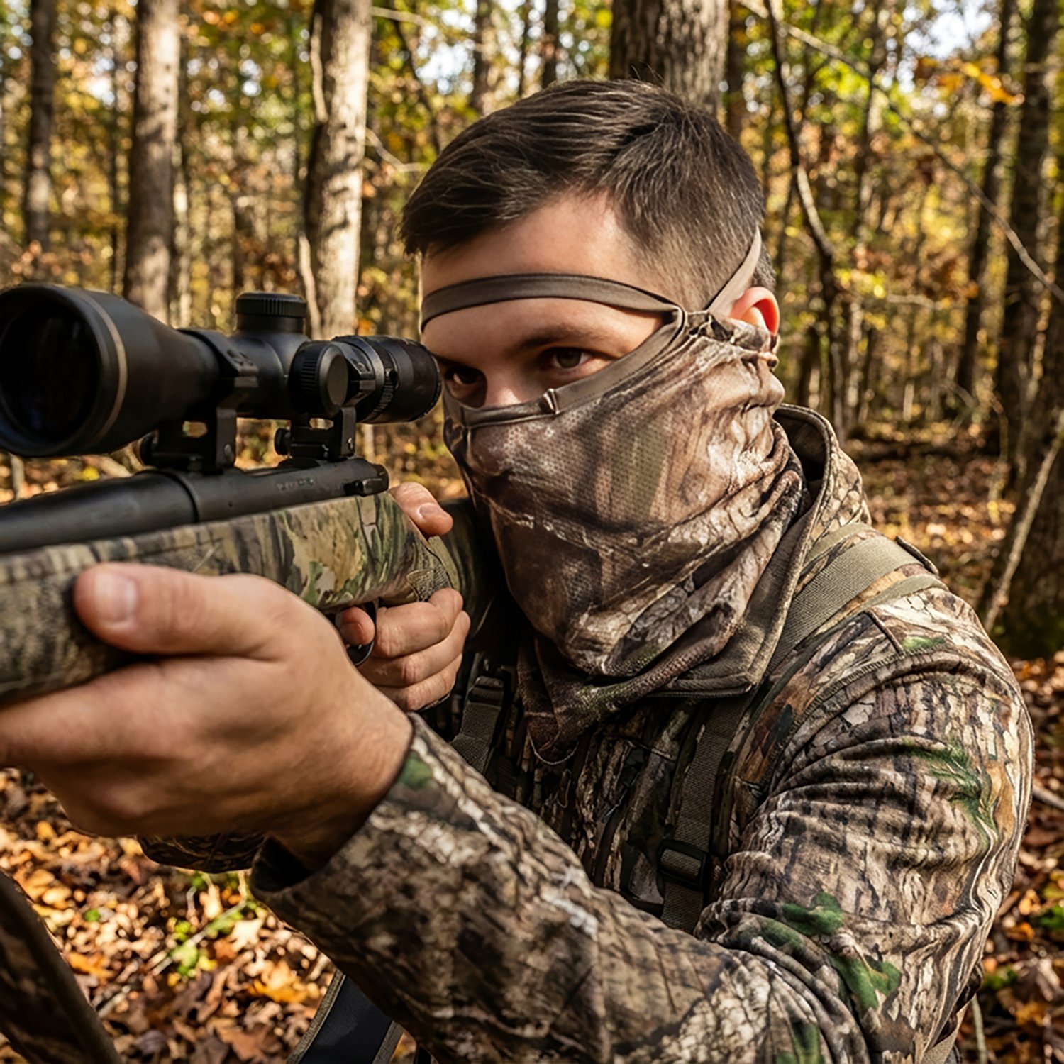 Magellan Outdoors Men's Eagle Pass Mesh Camo Face Mask - view number 3