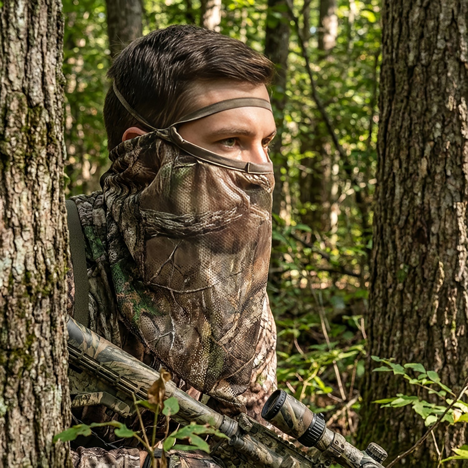 Magellan Outdoors Men's Eagle Pass Mesh Camo Face Mask - view number 4