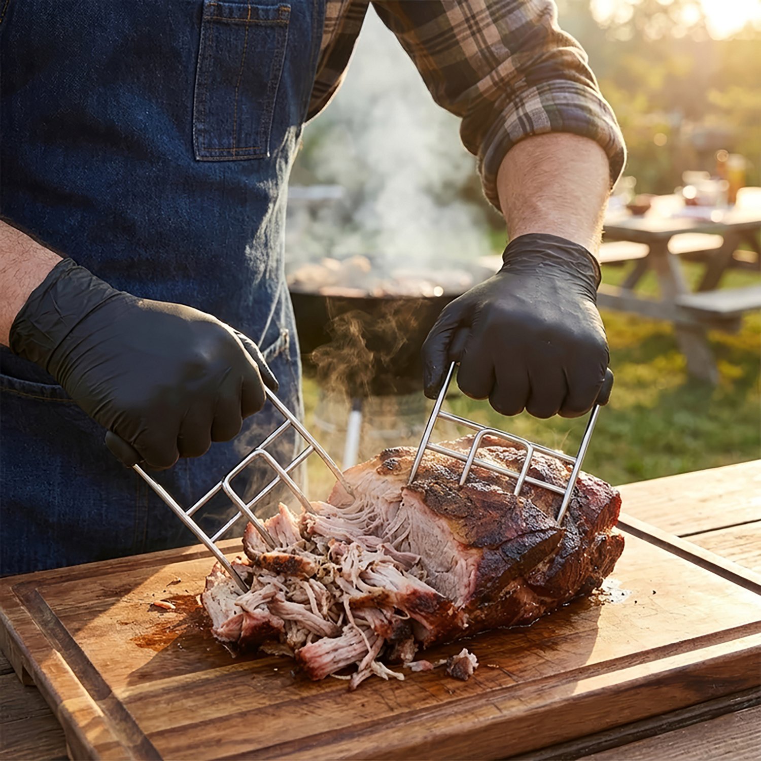 Outdoor Gourmet Stainless-Steel Meat Claws - view number 3