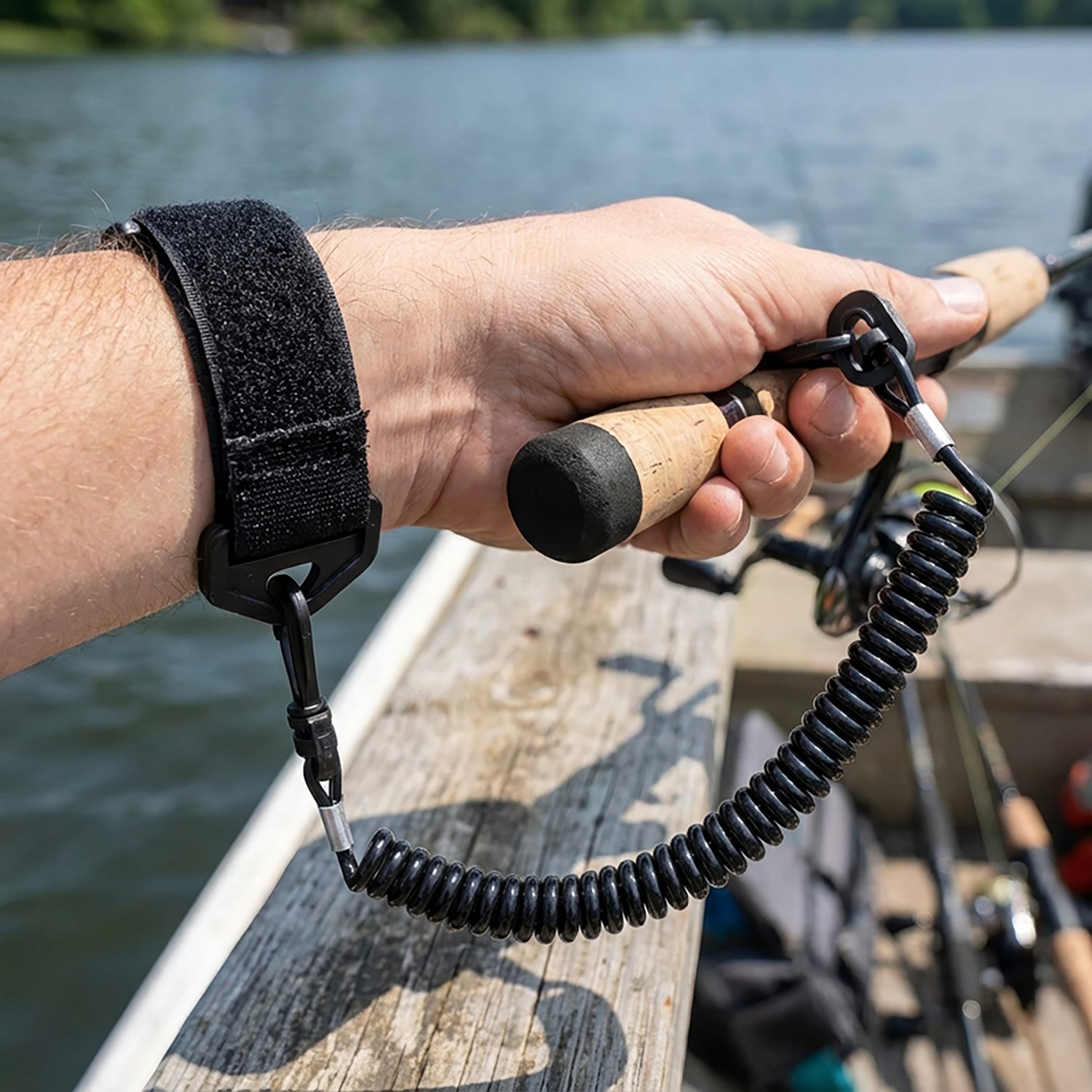 Yak-Gear Coiled Fishing Rod Leash - view number 3