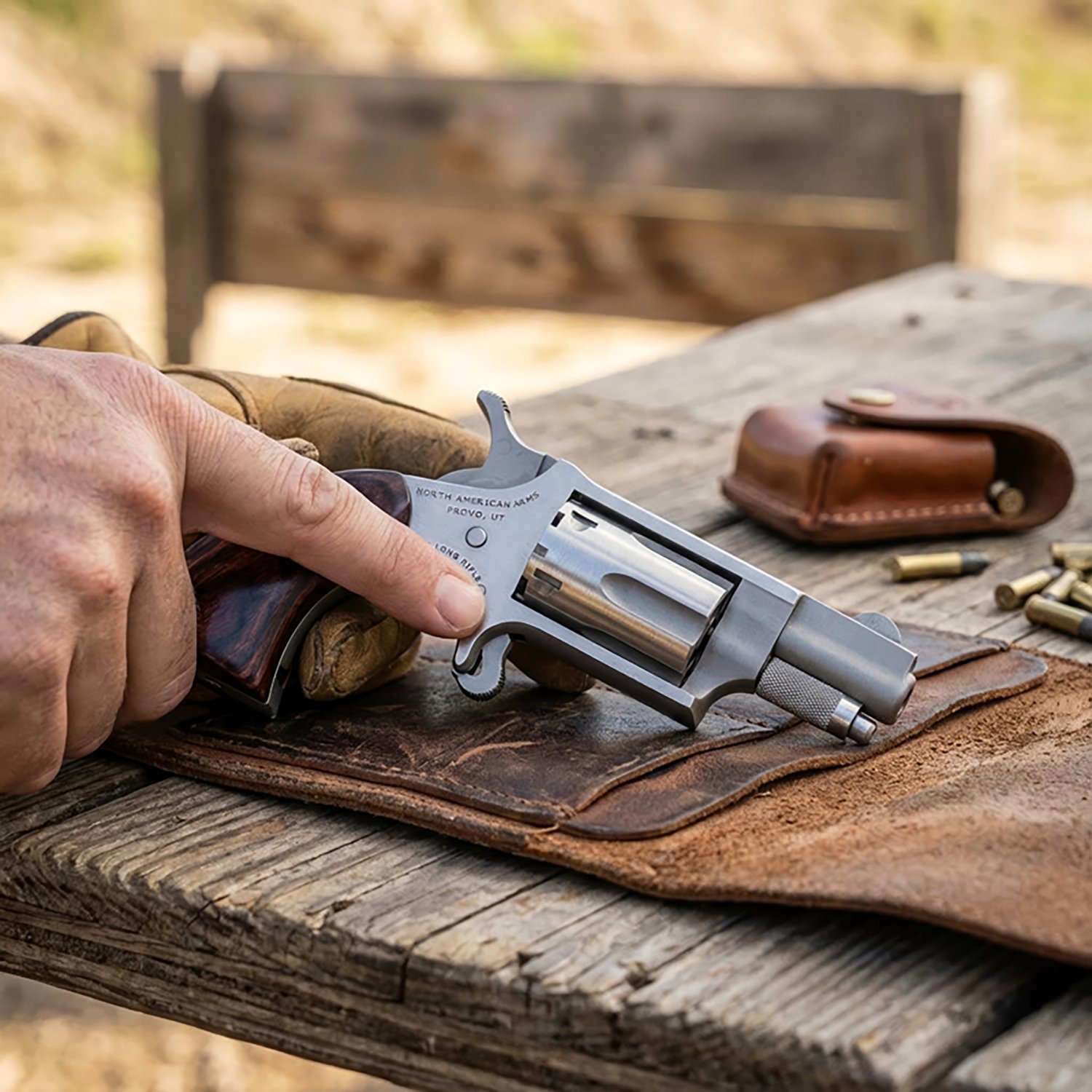 North American Arms Boot Style Grip .22 LR Revolver - view number 3