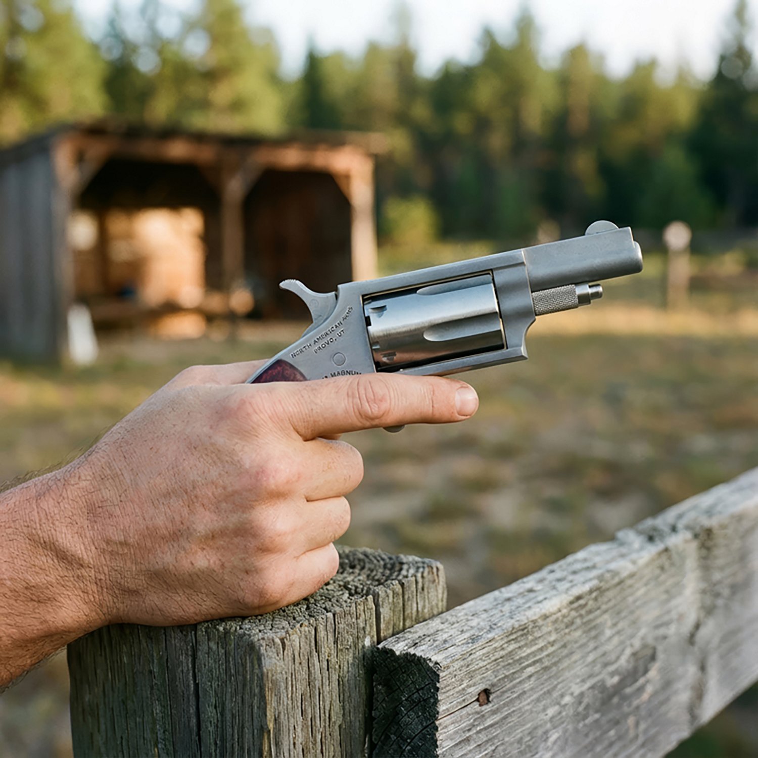 North American Arms .22 WMR Boot-Style Grip Revolver - view number 2