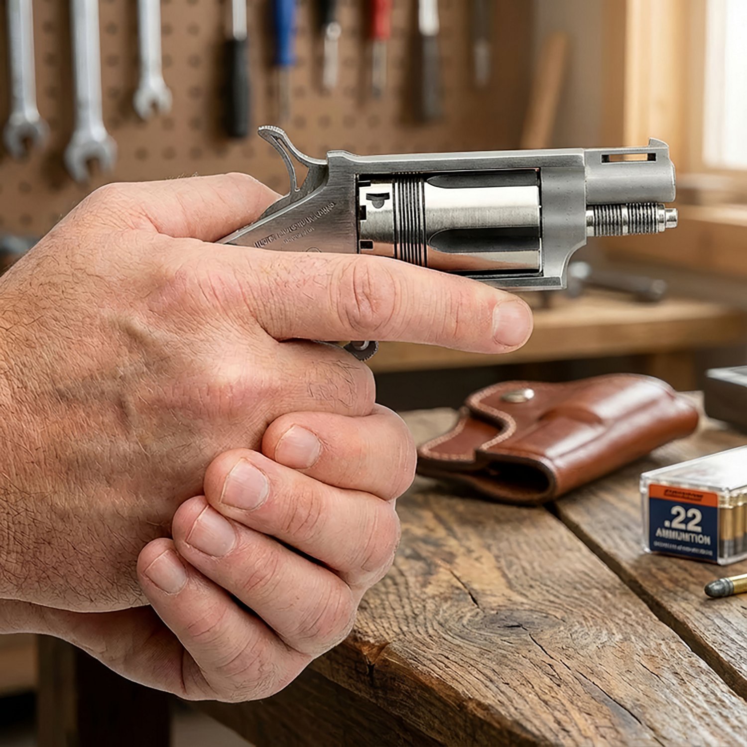 North American Arms Wasp .22 WMR/.22 LR Revolver - view number 3