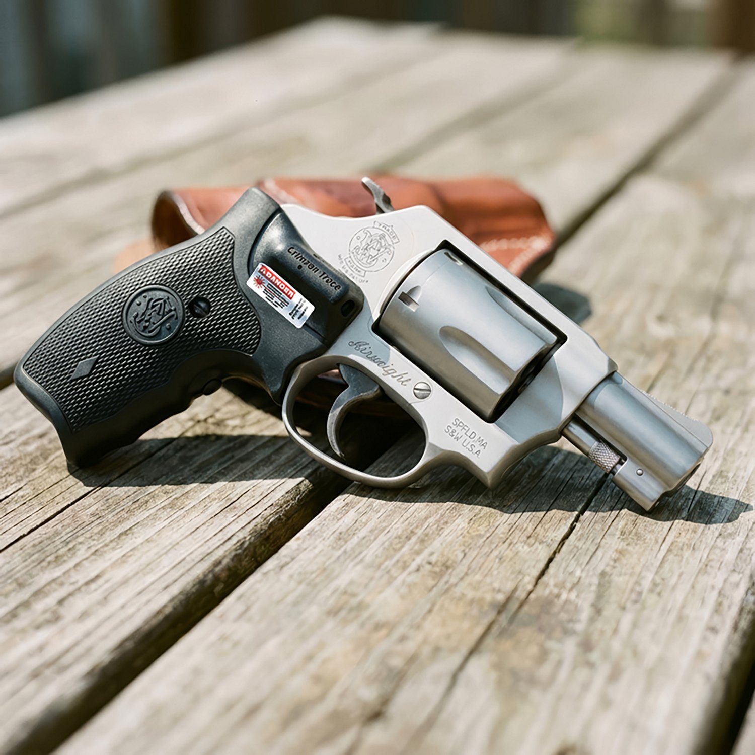 Smith & Wesson 637 Airweight Crimson Trace Lasergrip .38 Special Revolver - view number 7