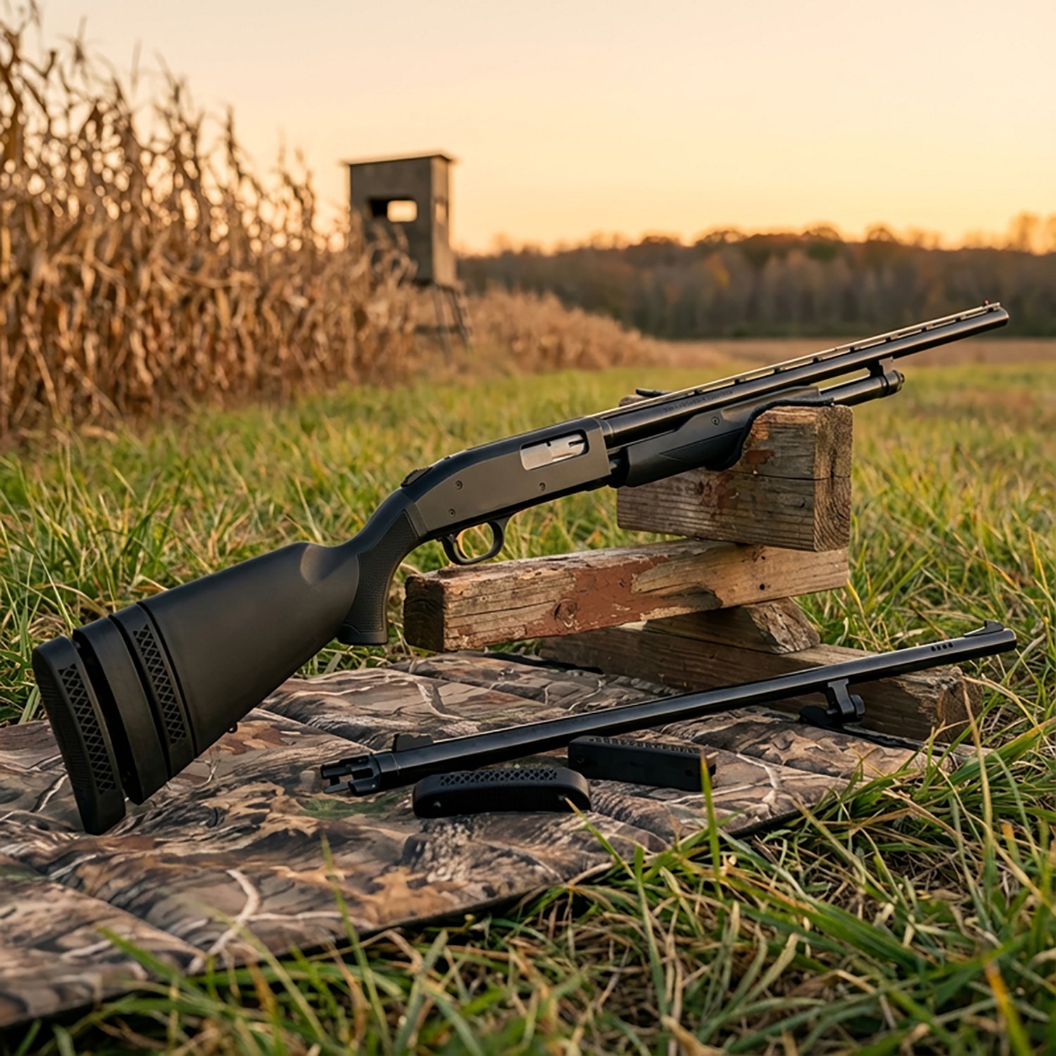 Mossberg Youth 500 Super Bantam Combo 20 Gauge Field/Deer Pump-Action Shotgun - view number 2