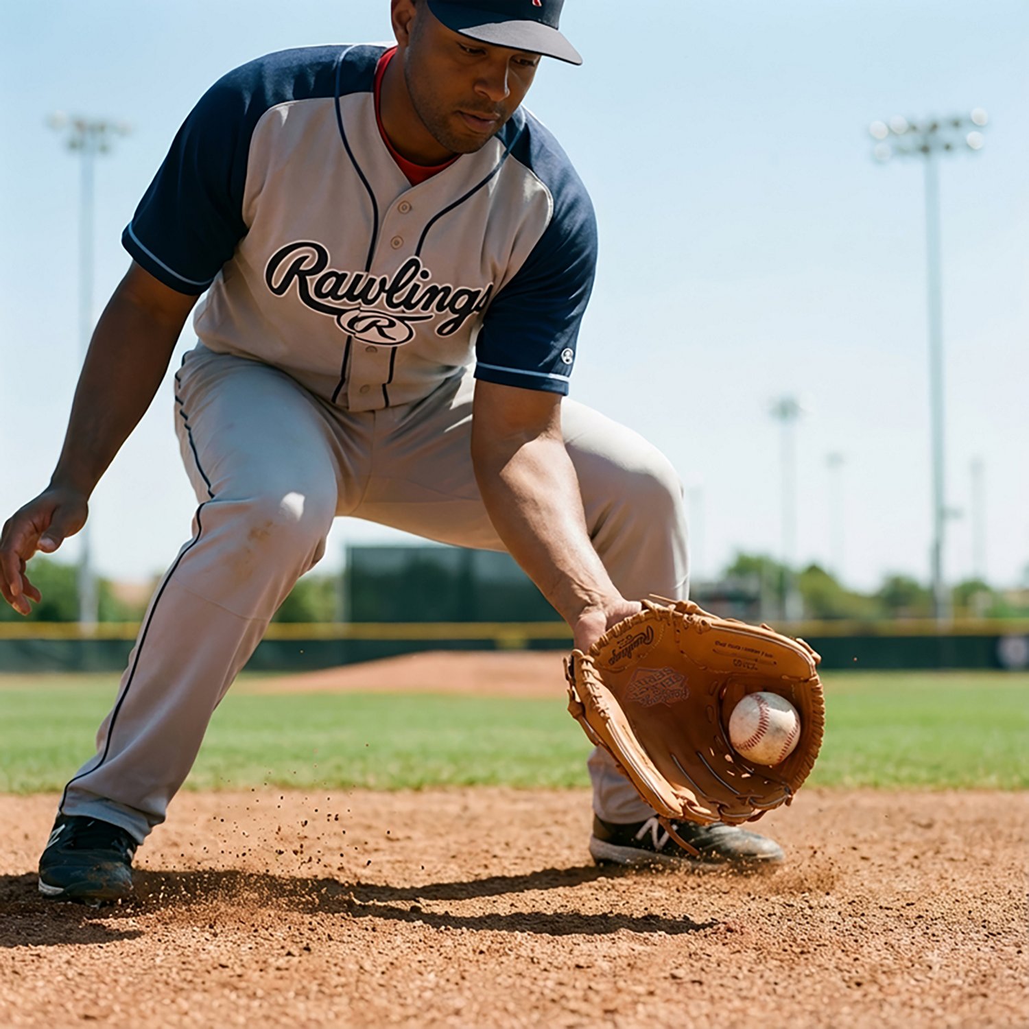 Rawlings Select Series 12.5 in Pitcher/Infield/Outfield Baseball/Softball Glove Left-handed - view number 4