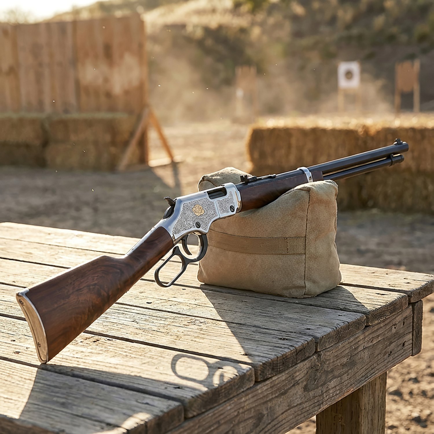 Henry Engraved American Beauty .22 LR/Long/Short Lever-Action Rifle - view number 5