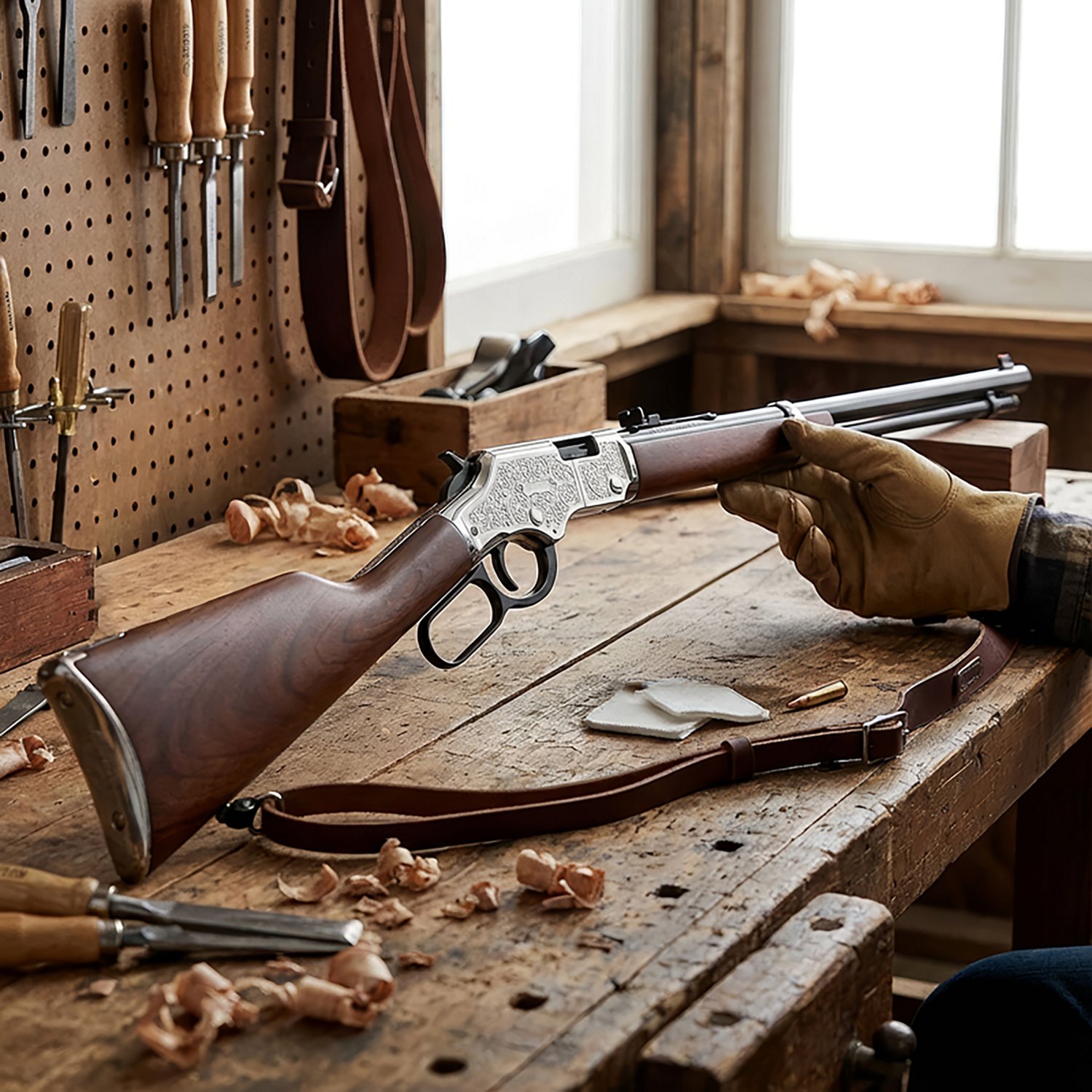 Henry Silver Eagle .17 HMR Lever-Action Rifle - view number 3