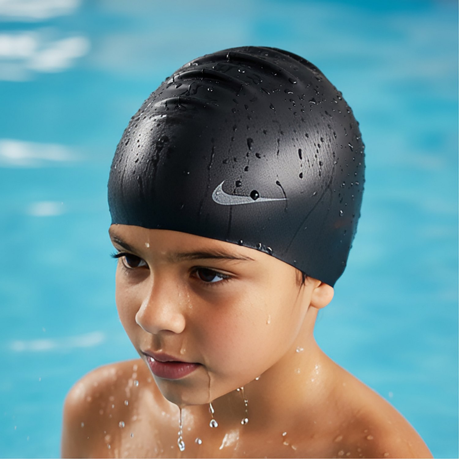 Nike Youth Solid Silicone Training Swim Cap                                                                                      - view number 2