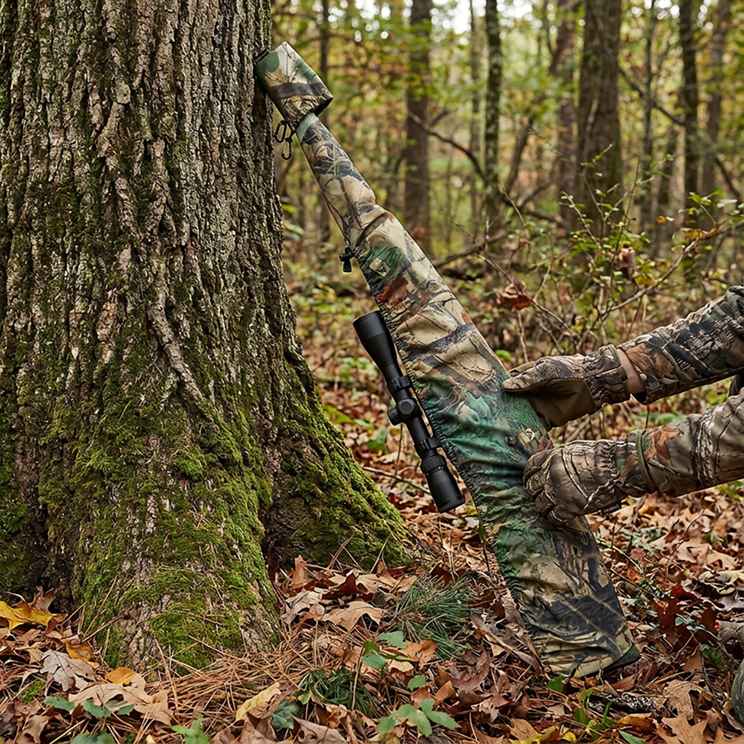 Alpine GunSlicker 38 - 56 in Weatherproof Camo Gun Cover - view number 3