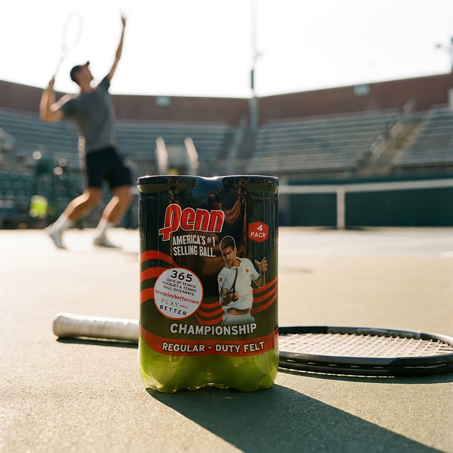 PENN Champ RD Tennis Balls 4-Pack - view number 2