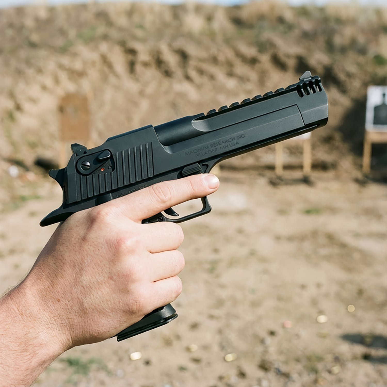 Magnum Research Desert Eagle Mark XIX Muzzle Brake 44 MAG Full-Size 8-Round Pistol                                               - view number 2