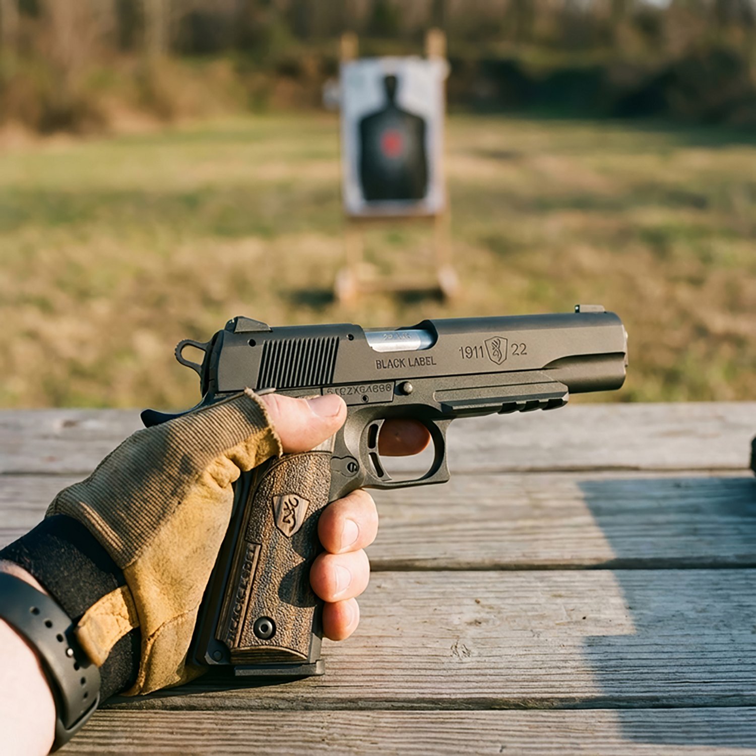 Browning 1911-22 A1 Black Label Laminate .22 LR Pistol - view number 5