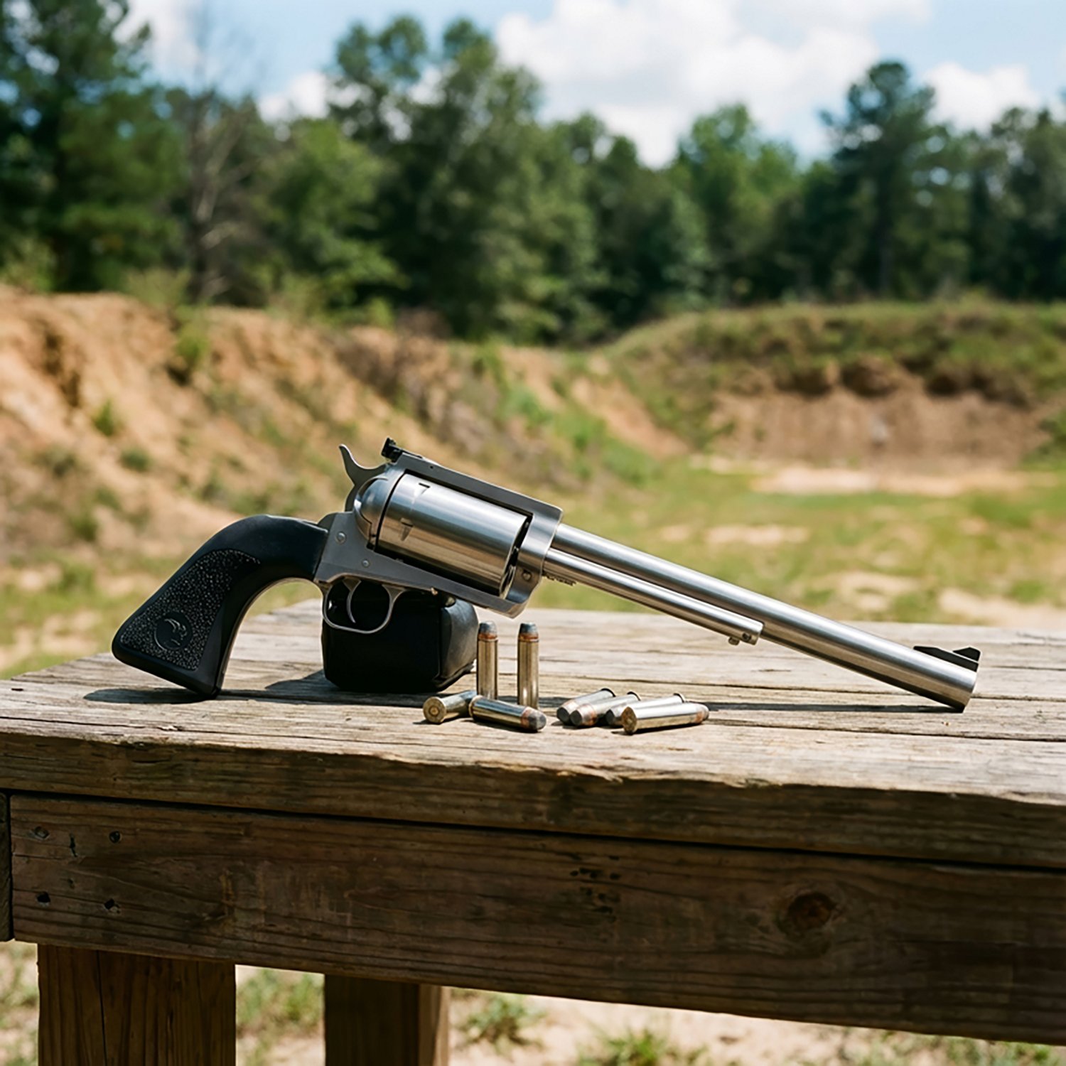 Magnum Research BFR Long Cylinder SS .45-70 Government Revolver - view number 3