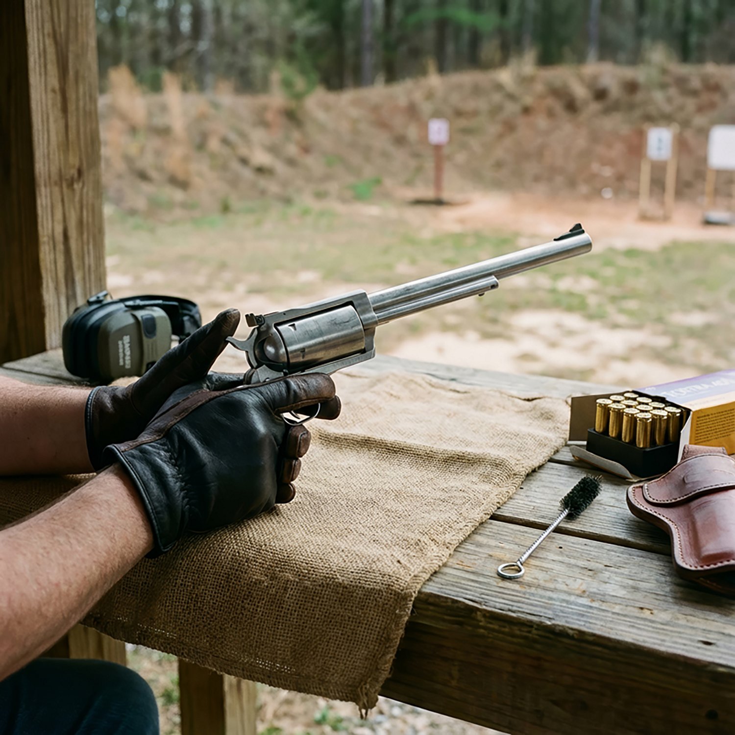 Magnum Research BFR Long Cylinder SS .45-70 Government Revolver - view number 4