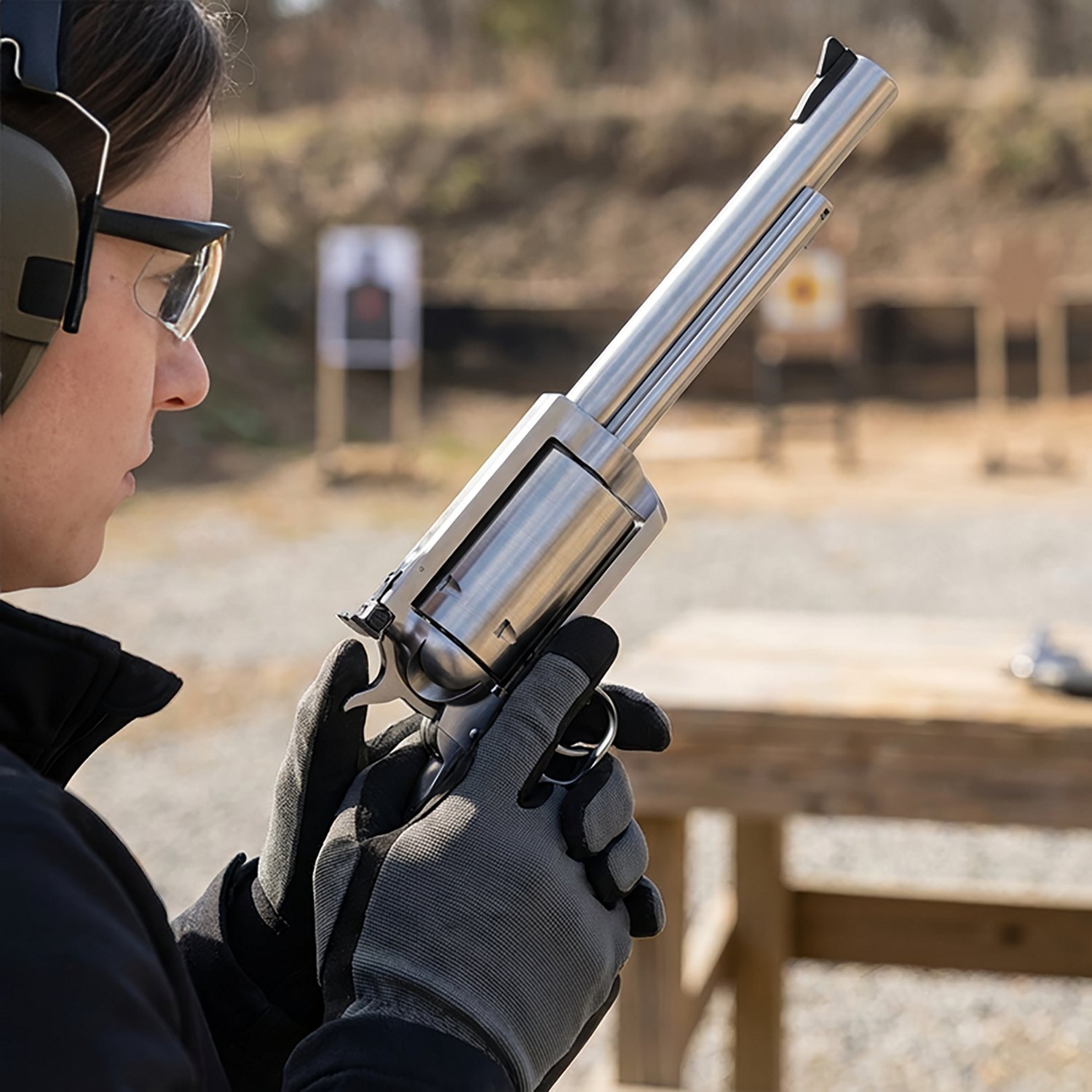 Magnum Research BFR Long Cylinder SS .45-70 Government Revolver - view number 4