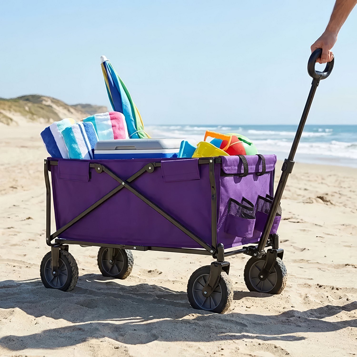 Academy Sports + Outdoors Folding Sports Wagon with Removable Bed - view number 7