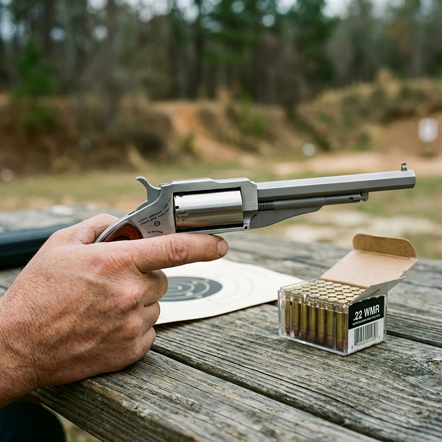 North American Arms 1860 The Earl 4 in .22 WMR/.22 LR Revolver - view number 3