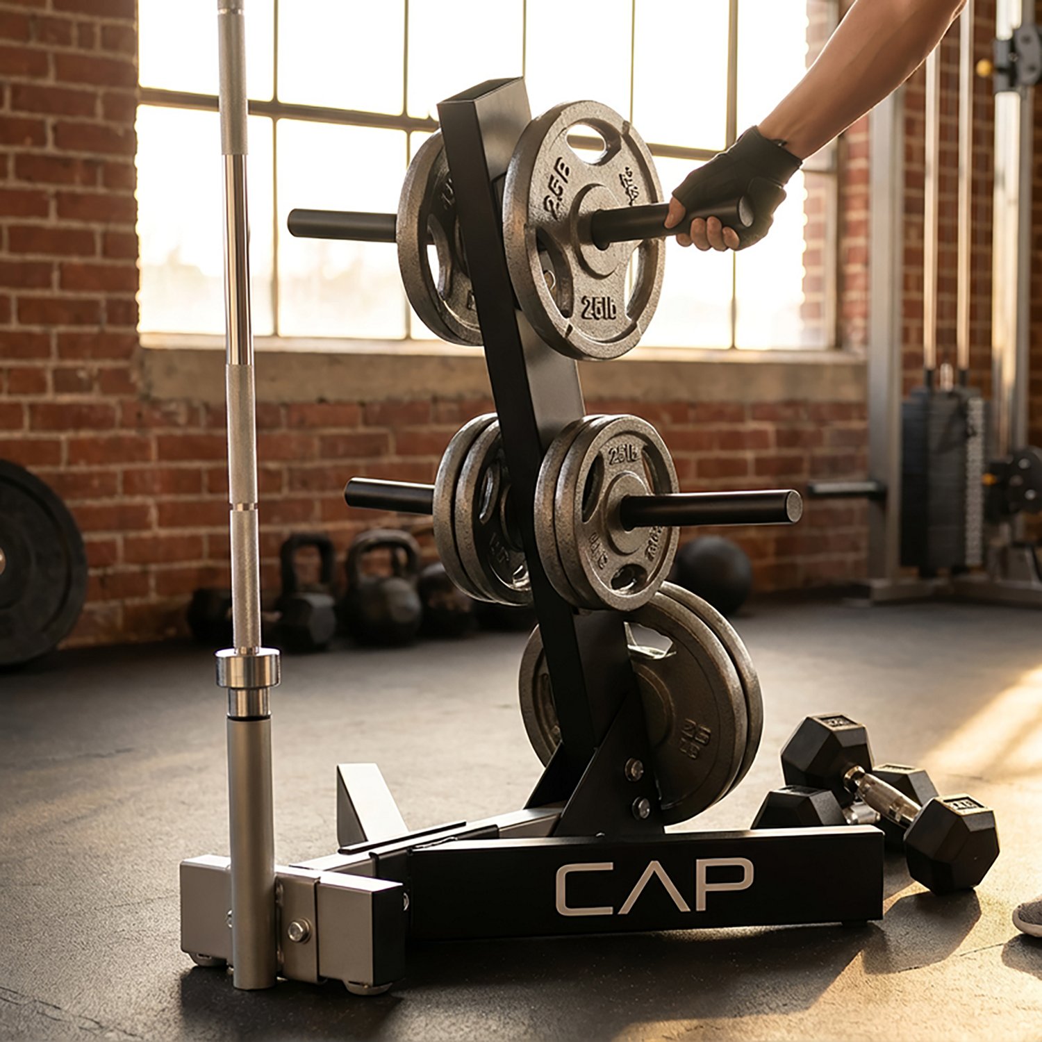 CAP Barbell Standard Plate and Bar Storage Rack - view number 4
