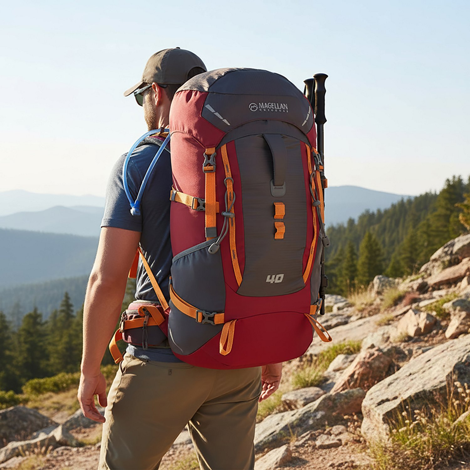 Magellan Outdoors 40L Technical Frame Backpack - view number 3