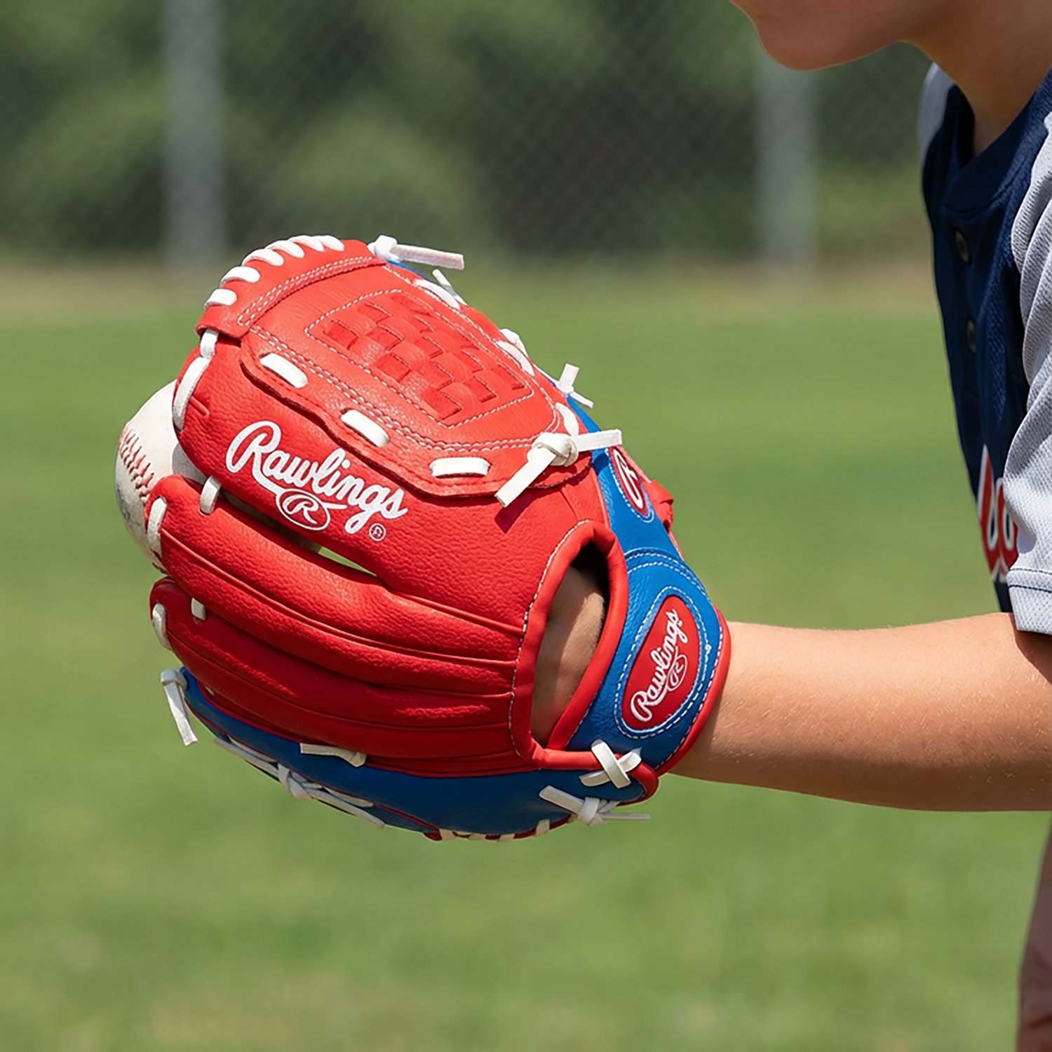 Rawlings Youth Players 9 in T-Ball Infield Glove with Ball - view number 4