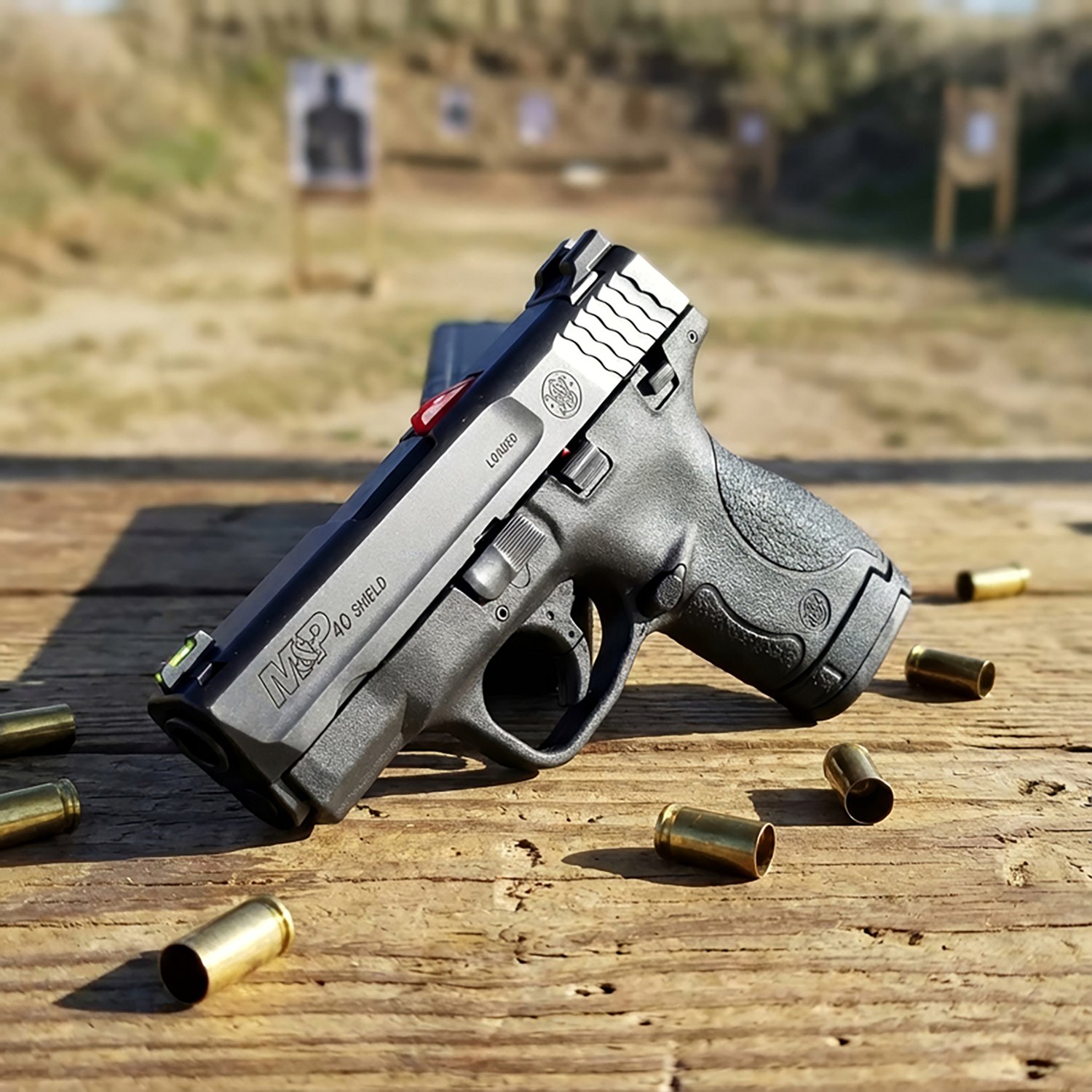 Smith & Wesson M&P40 Shield Hi-Viz CA 40 S&W Compact 7-Round Pistol - view number 3