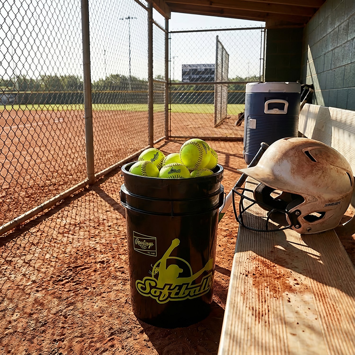 Rawlings High School/College 12 in Practice Softball Bucket 24-Pack - view number 4