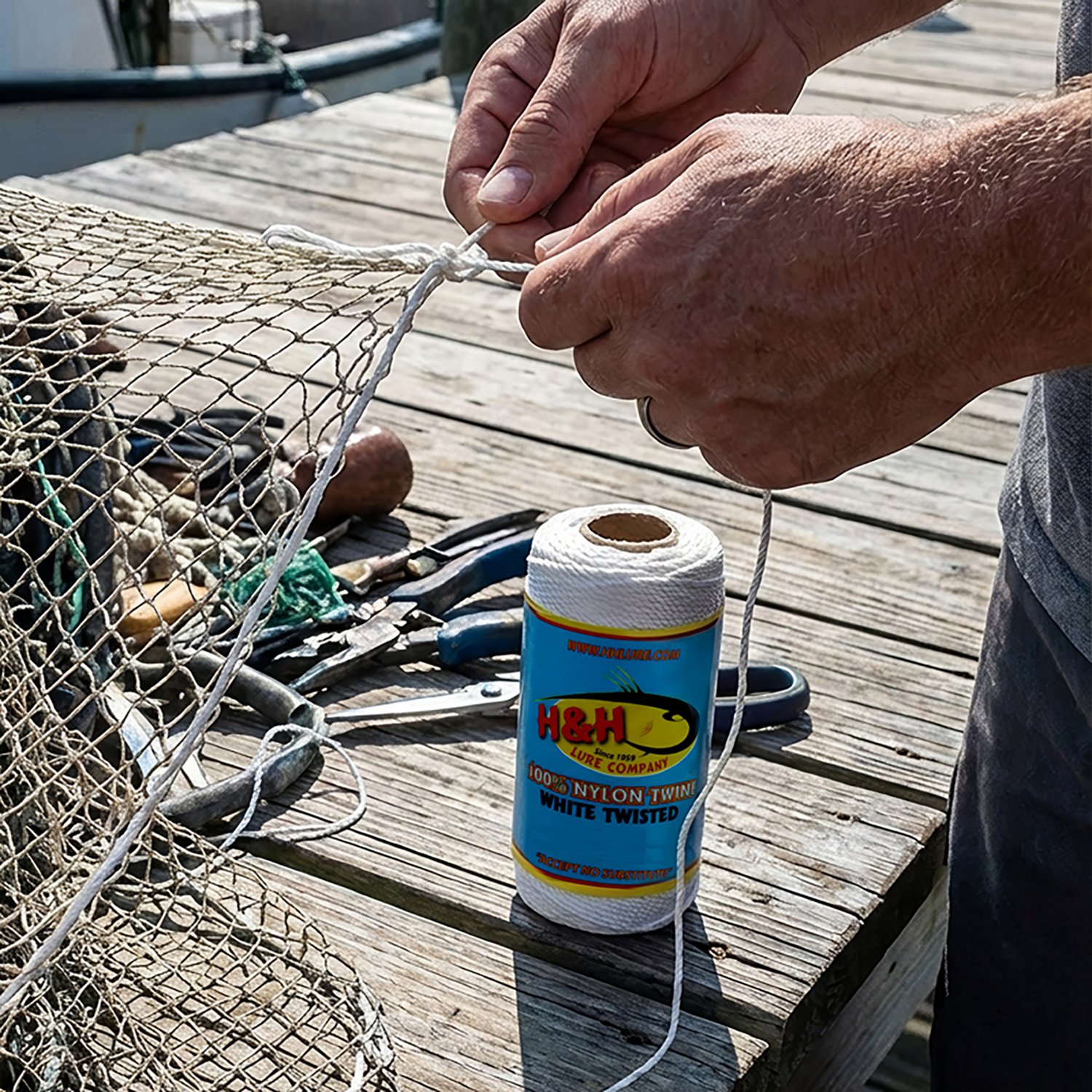 H&H Lure Size 18 1 lb Twisted Nylon Twine - view number 2