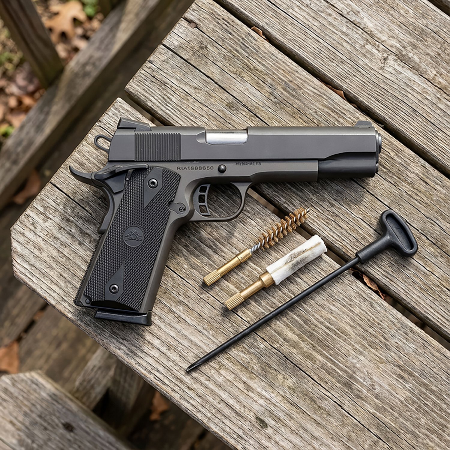 Rock Island Armory 1911 Rock Standard FS 45 ACP Full-Size 8-Round Pistol - view number 3