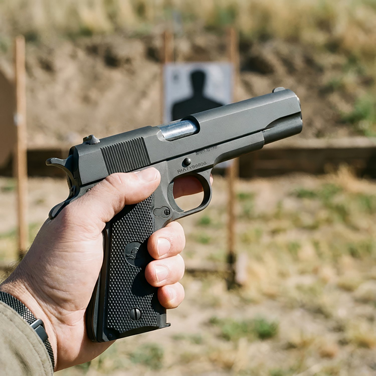 Rock Island Armory M1911-A1 GI CA 45 ACP Full-Size 10-Round Pistol - view number 4