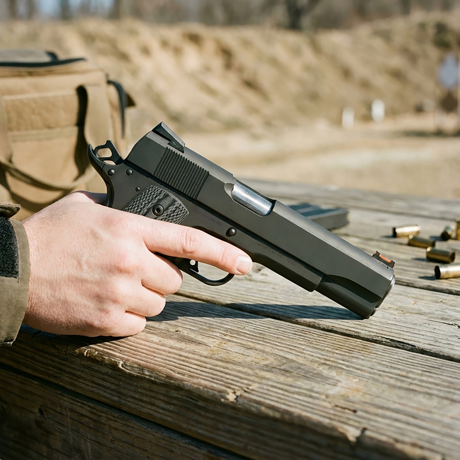 Rock Island Armory 1911 Rock Ultra FS Fiber Optic 45 ACP Full-Size 8-Round Pistol - view number 4