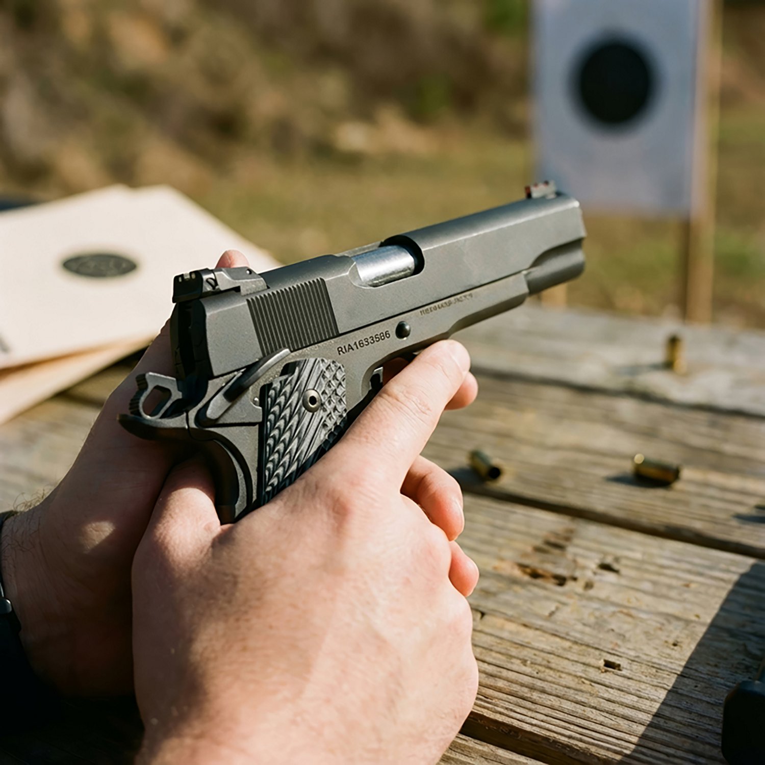 Rock Island Armory 1911 Rock Ultra FS Fiber Optic 10MM AUTO Full-Size 8-Round Pistol - view number 2