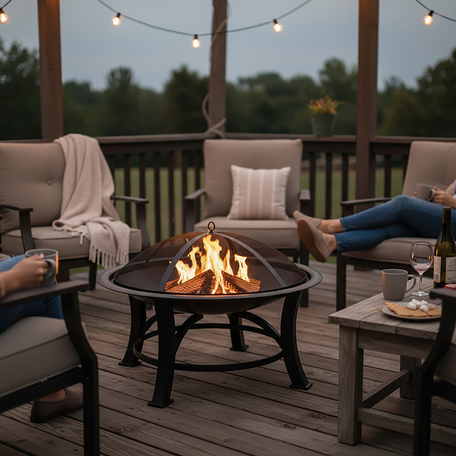 Mosaic 30 in Vera Fire Pit - view number 6