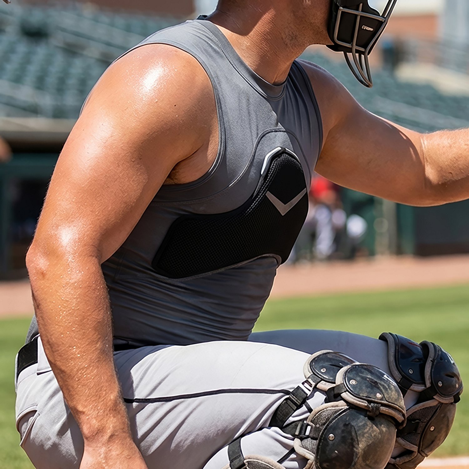 EvoShield Men's Sleeveless Chest Guard Shirt - view number 3
