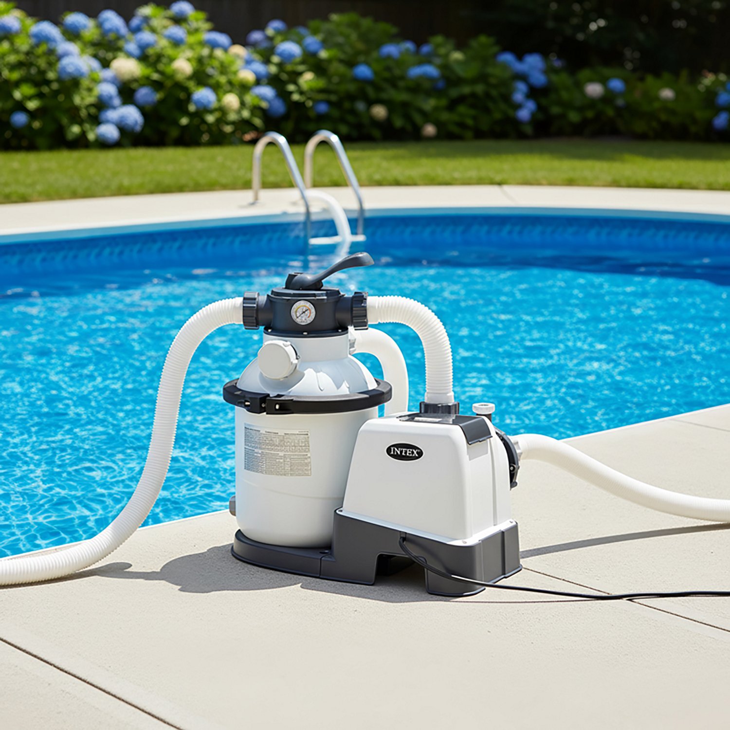 INTEX Krystal Clear 1200 gph Sand Filter Pool Pump - view number 2