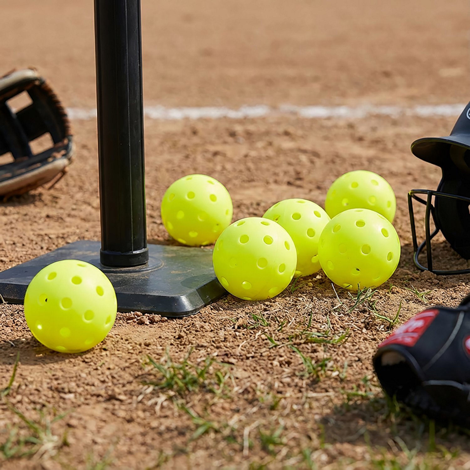 Rawlings 11 in Plastic Softballs 6-Pack                                                                                          - view number 2