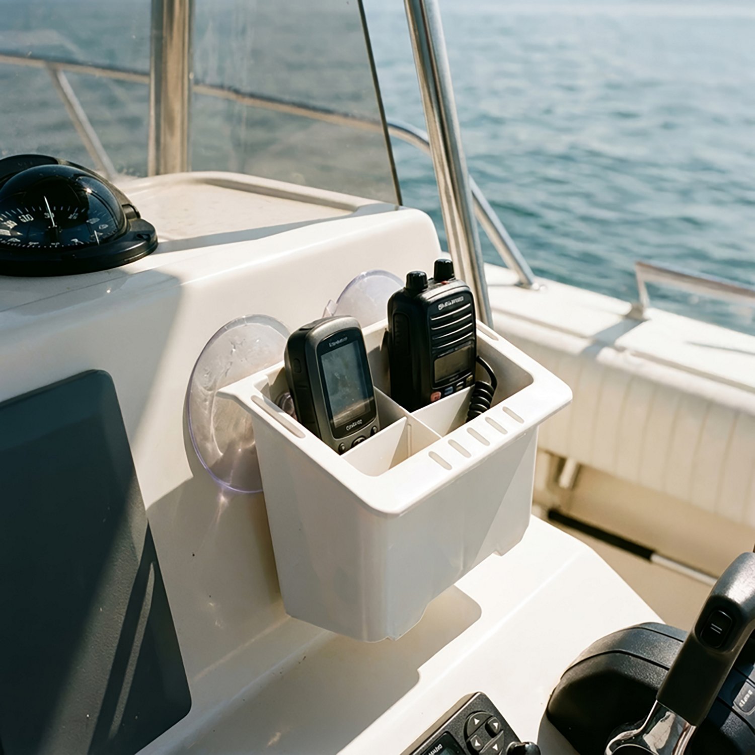 Marine Raider Electronics Caddy with Suction Cups - view number 2