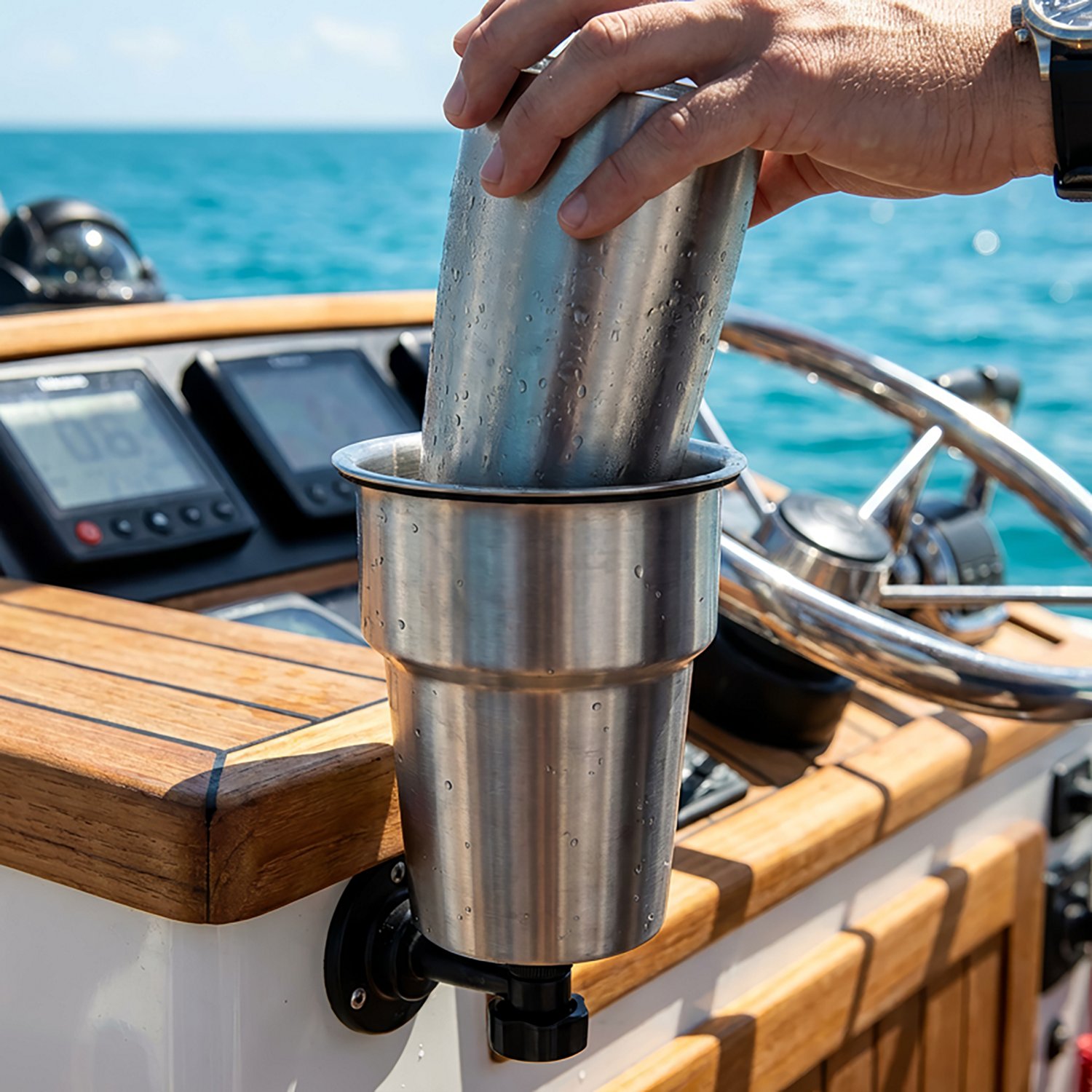 Marine Raider Large Stainless Steel Cup Holder - view number 2