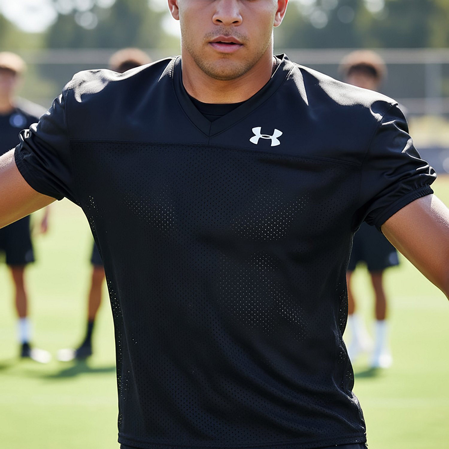 Under Armour Men's Football Practice Jersey                                                                                      - view number 4